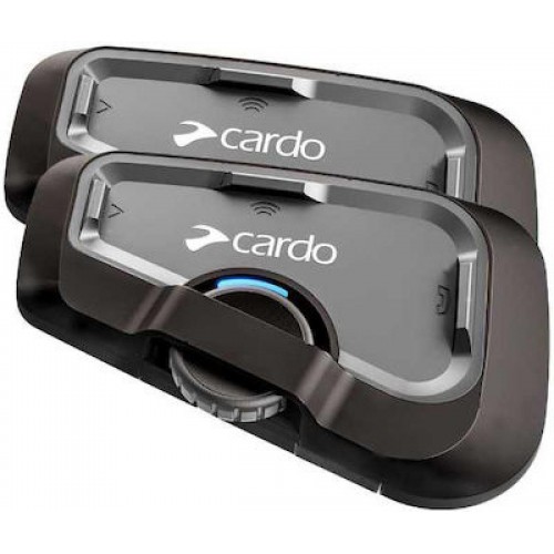 Cardo Freecom 2X Ενδοεπικοινωνία Διπλή για Κράνος Μηχανής με Bluetooth (CRFRC2X103)