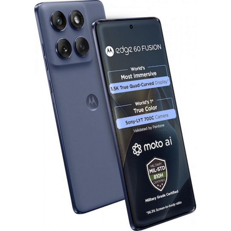 Motorola Edge 60 Fusion 5G Dual SIM (12GB+256GB) Μπλε
