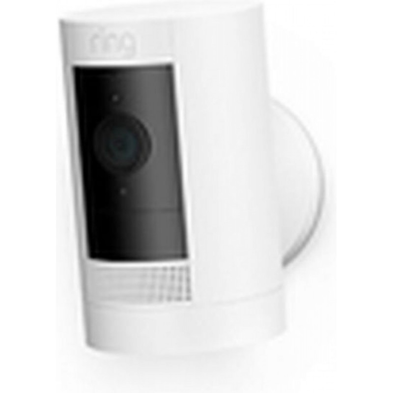 Ring Outdoor Stick-Up Camera 1080p HD Video White