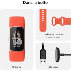 Fitbit Charge 6 Champagne / Coral