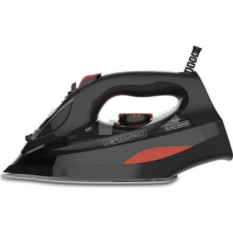 Black & Decker BXIR3000E Σίδερο Ατμού 3000W με Κεραμική Πλάκα και Συνεχόμενη Παροχή 45gr/min
