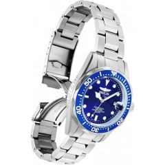 Invicta Pro Diver Ρολόι Μπαταρίας με Μεταλλικό Μπρασελέ (9204)