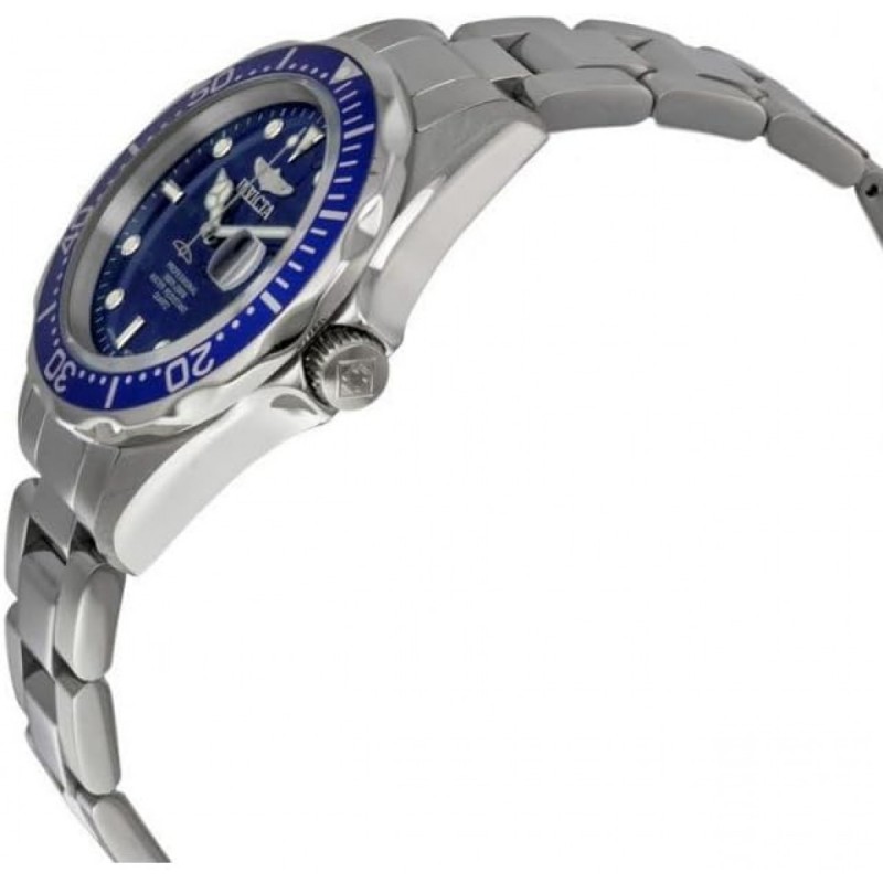Invicta Pro Diver Ρολόι Μπαταρίας με Μεταλλικό Μπρασελέ (9204)