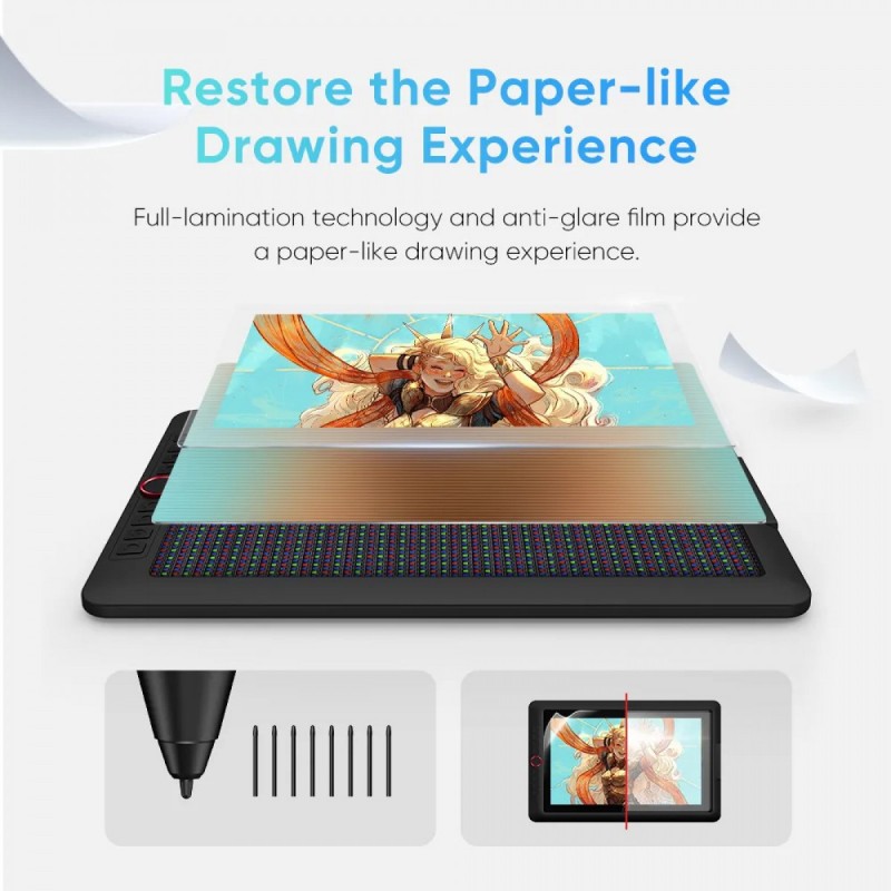 XP-PEN Artist 13.3 Pro V2 ταμπλέτα σχεδίασης με οθόνη & γραφίδα 10.95