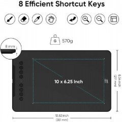 XP-Pen Deco 01 V3 Γραφίδα Σχεδίασης χωρίς Οθόνη Pink