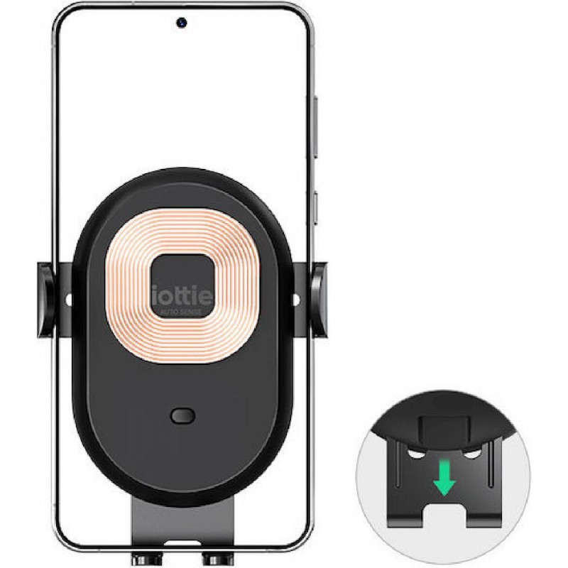 iOttie Dash & Windshield Auto Sense 2 Auto Clamping Wireless Charger (ATSWCG205) Black