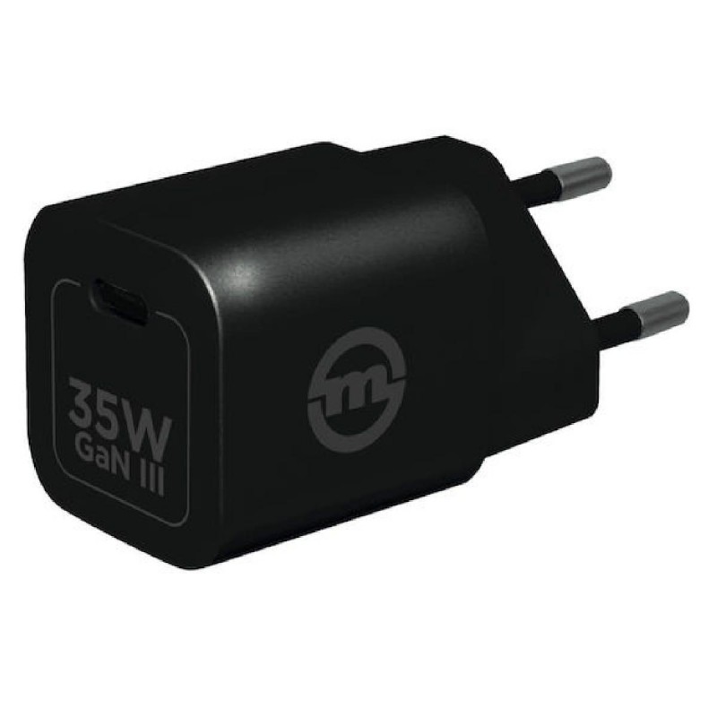 Mobile Origin Φορτιστής Super Charger Χωρίς Καλώδιο GaN III με Θύρα USB-C 35W (GAN-35W-1C-BLK) Μαύρος