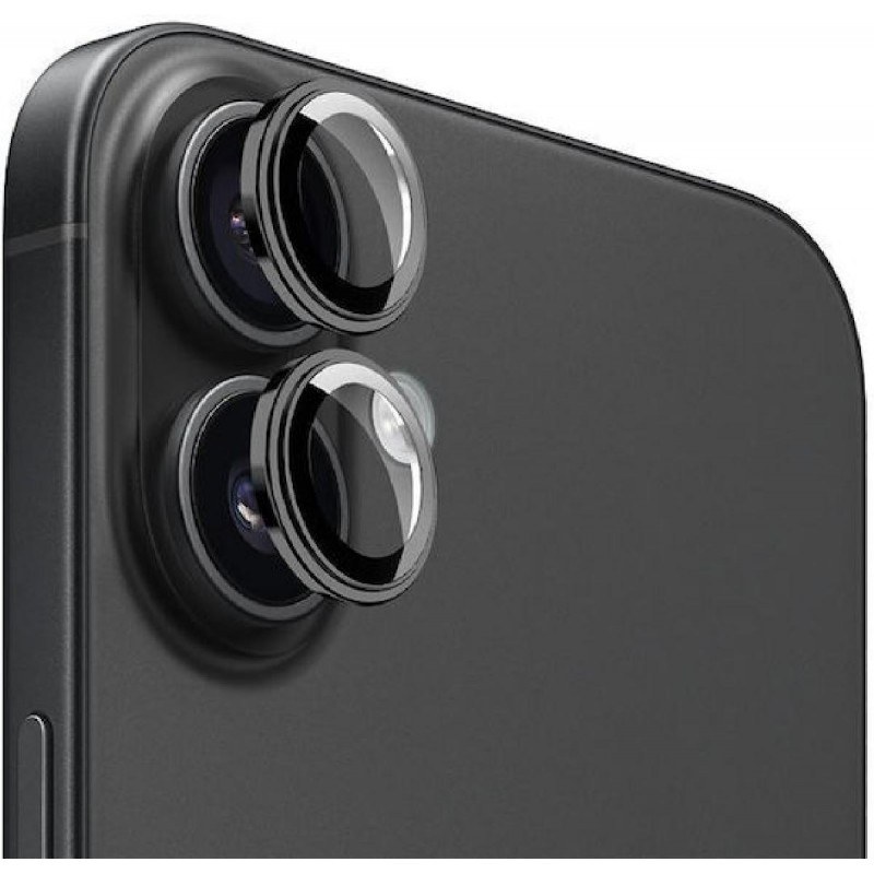 Mobile Origin Easy Lens Guard for iPhone 16 / 16 Plus (FRL-LSG-i16-BLK)