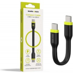 Mobile Origin Compact Cable USB-C to USB-C, black - (COMC-USBC-BLK)