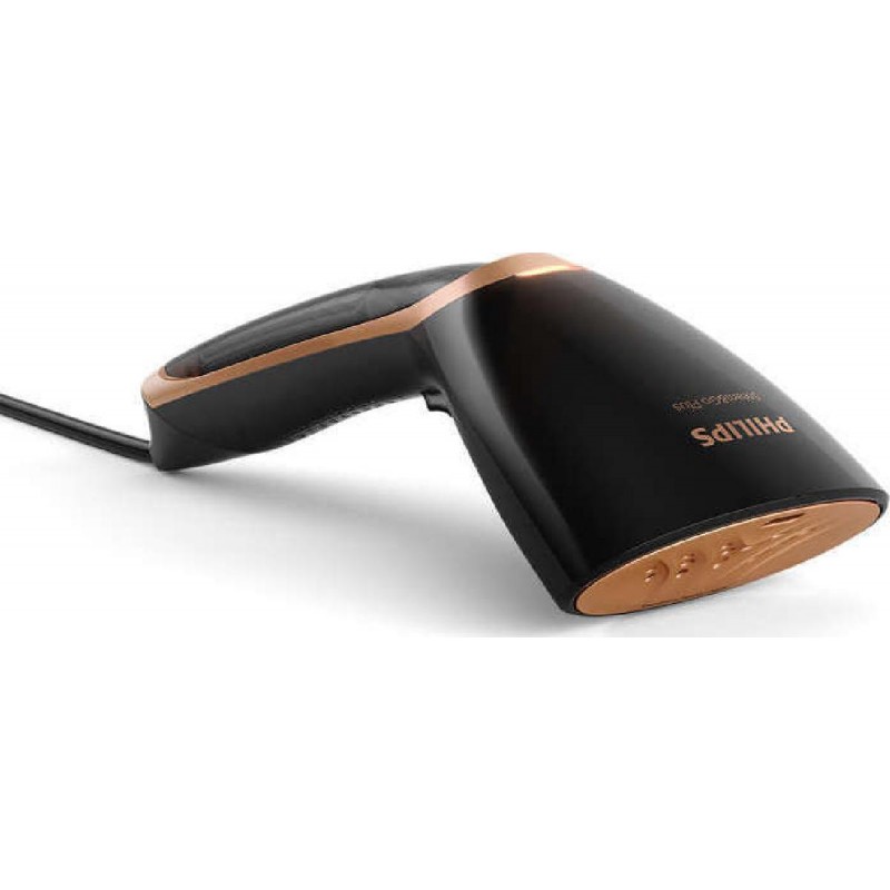 Philips Steam&Go Ατμοκαθαριστής Ρούχων Χειρός 1300W με Δοχείο 70ml (GC362/80) Μαύρος
