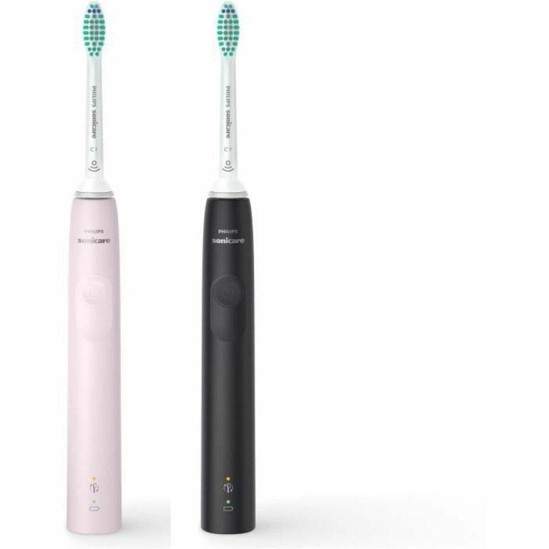 Philips Sonicare 3100 Series Ηλεκτρική Οδοντόβουρτσα με Χρονομετρητή και Αισθητήρα Πίεσης Black / Sugar Rose HX3675/15