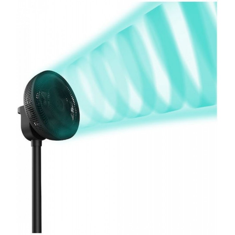 Duux Whisper Flex 2 Smart Ανεμιστήρας Ορθοστάτης 21.5W (DXCF70) Black