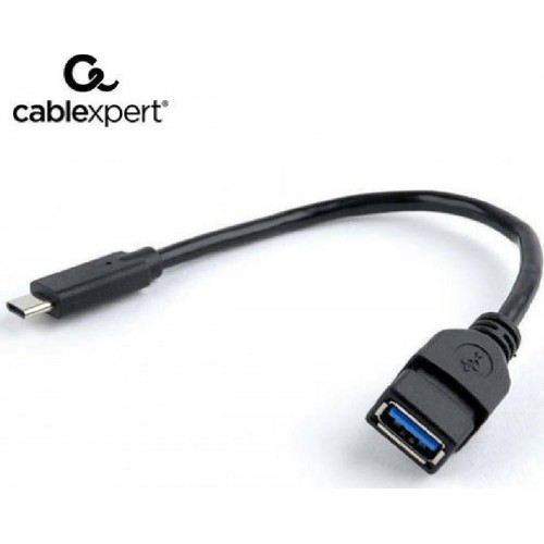 Cablexpert USB 3.0 OTG Type-C Adapter Cable CM/AF (A-OTG-CMAF3-01) Black