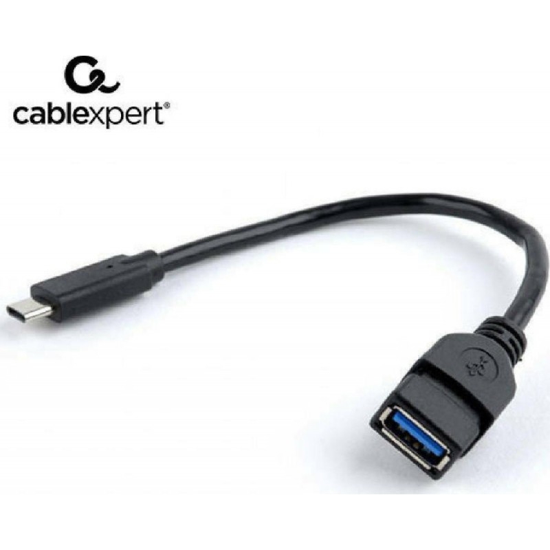 Cablexpert USB 3.0 OTG Type-C Adapter Cable CM/AF (A-OTG-CMAF3-01) Black