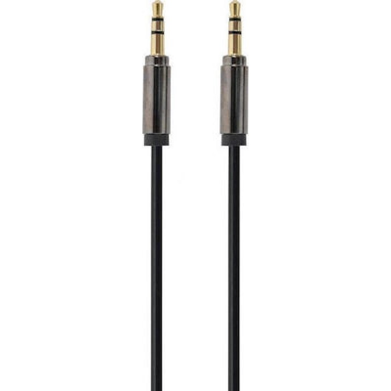 Cablexpert Καλώδιο 3.5mm male - 3.5mm male Μαύρο 1.8m (CCAP-444-6)