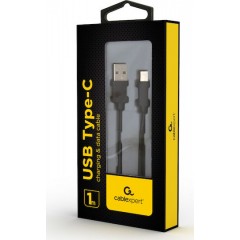 CABLEXPERT USB2,0 AM TO TYPE-C CABLE 1M BLACK RETAIL PACK