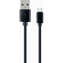 CABLEXPERT USB2,0 AM TO TYPE-C CABLE 1M BLACK RETAIL PACK
