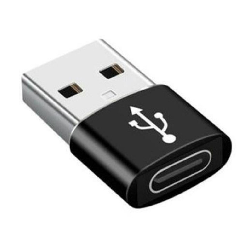 Cablexpert USB AM to Type-C Female Adapter (A-USB2-AMCF-02) Black