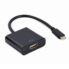 Cablexpert Μετατροπέας USB-C male σε HDMI female 15CM (A-CM-HDMIF-04)