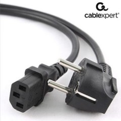 Cablexpert Cord Schuko - IEC C13 Cable 1.8m (PC-186-1M) Black