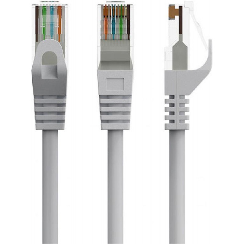 Cablexpert F/UTP Cat.6 Καλώδιο Δικτύου Ethernet 10m (PP6U-CU-10M) Γκρι
