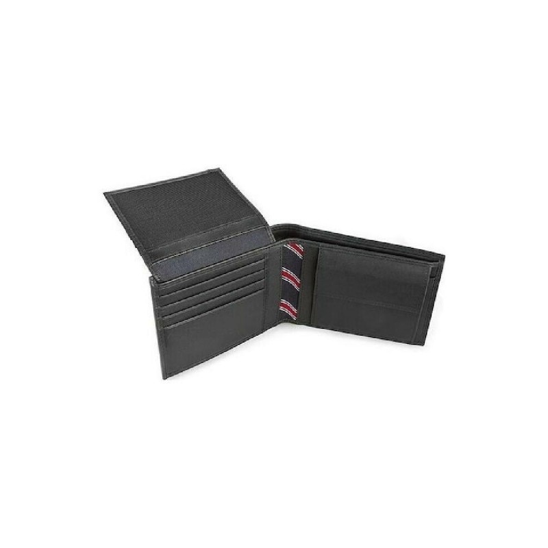 Tommy Hilfiger Ανδρικό Πορτοφόλι Eton Flap AM0AM00652 002 Μαύρο