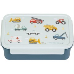 A Little Lovely Company Vehicles Πλαστικό Παιδικό Δοχείο Φαγητού Μπλε A Little Lovely Company Vehicles Πλαστικό Παιδικό Δοχείο Φαγητού Μπλε
