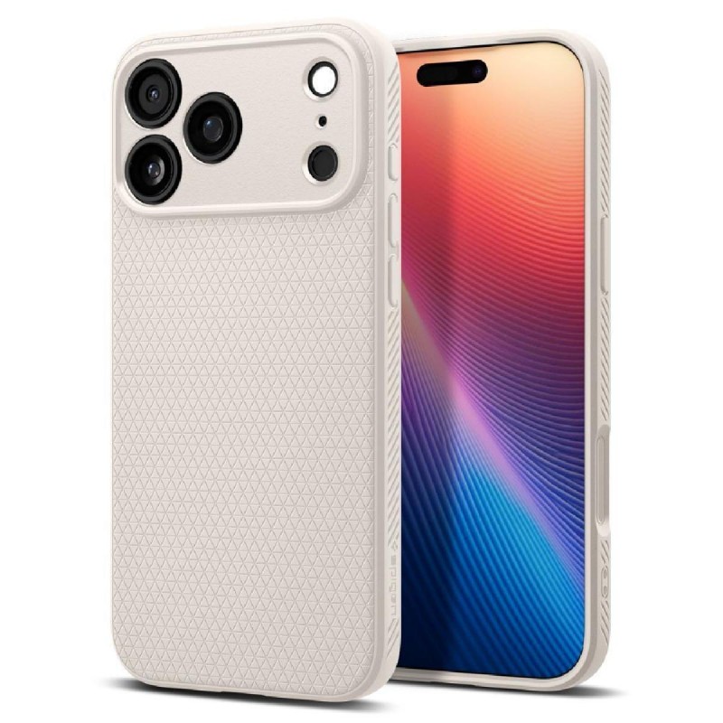 Spigen Liquid Air Case for iPhone 17 Pro Max (ACS10268) Natural Titanium