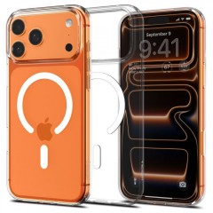 Spigen Liquid Crystal MagFit Back Cover Σιλικόνης για iPhone 17 Pro (ACS10396) Clear White