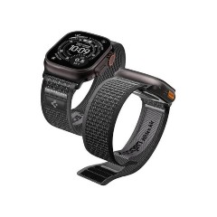 Spigen Λουράκι Υφασμάτινο Μαύρο (Apple Watch 49mm/46mm/45mm/44mm)