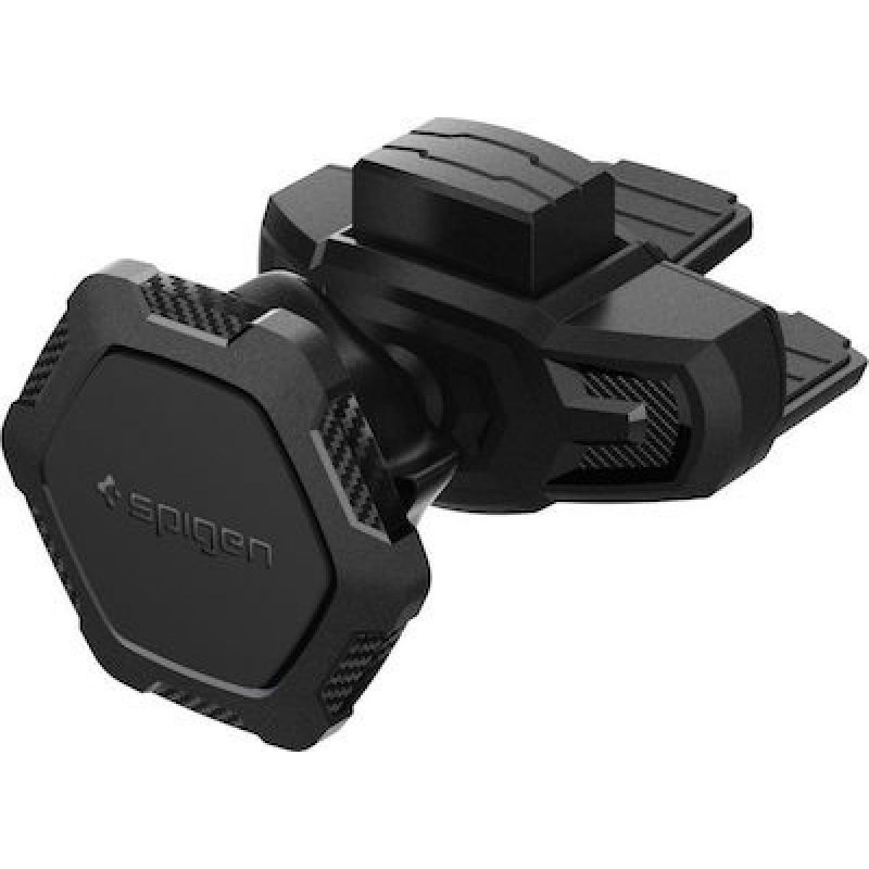 Spigen Kuel QS24 Universal CD Slot Car Phone Holder με Μαγνήτη (000CG21944) Black