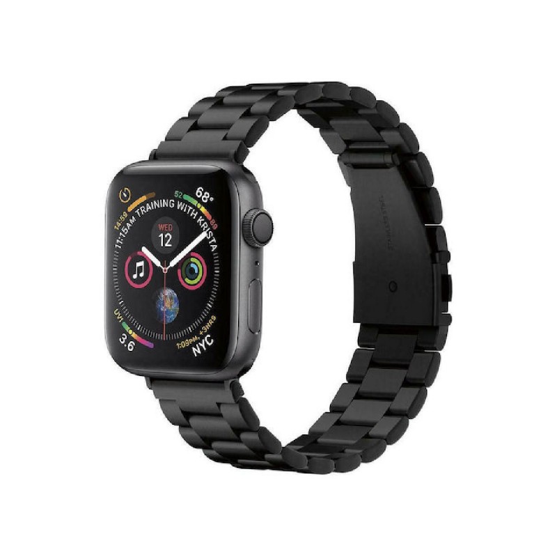 Spigen Modern Fit Λουράκι Μεταλλικό (Apple Watch 42/44mm) 062MP25403 Μαύρο