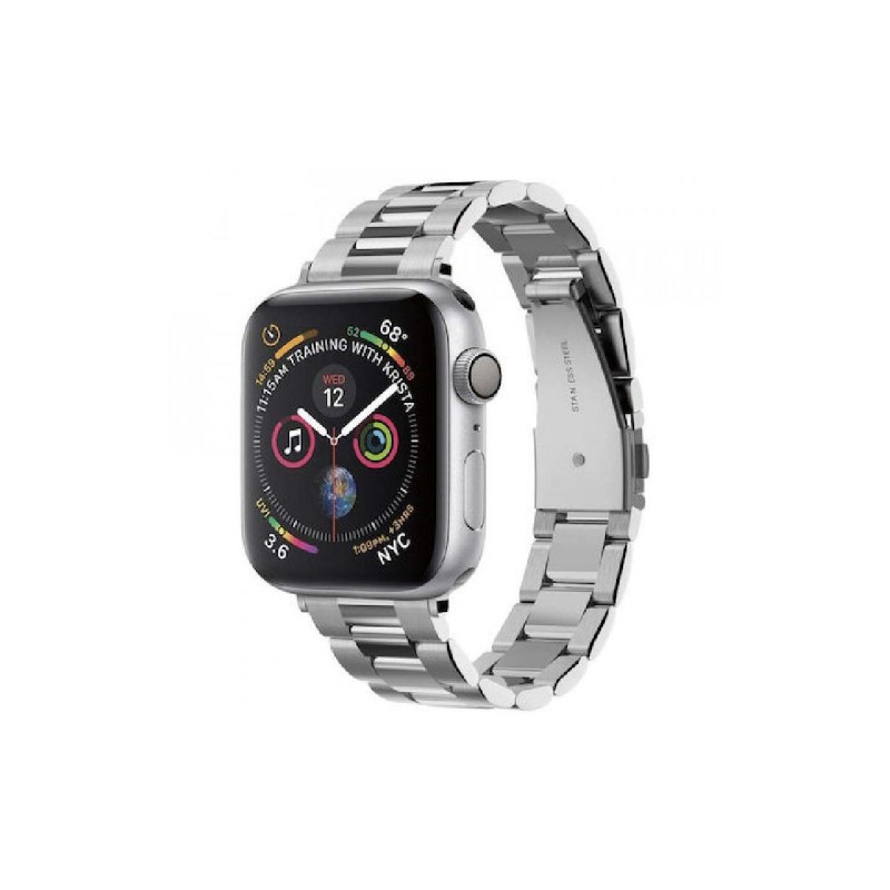 Spigen Modern Fit Λουράκι Ανοξείδωτο Ατσάλι Ασημί (Apple Watch 38/40/41/42mm)