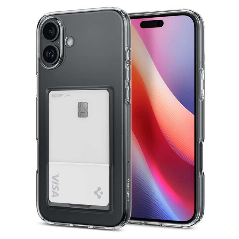 Spigen Crystal Slot Apple Iphone 16 Crystal Clear Acs08213