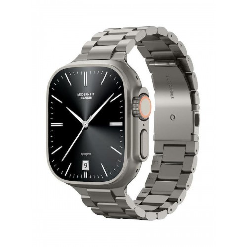 Spigen Modern Fit Titanium Band, natural titanium - Apple Watch 49mm/46mm/45mm/44mm