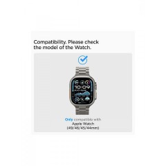 Spigen Modern Fit Titanium Band, natural titanium - Apple Watch 49mm/46mm/45mm/44mm