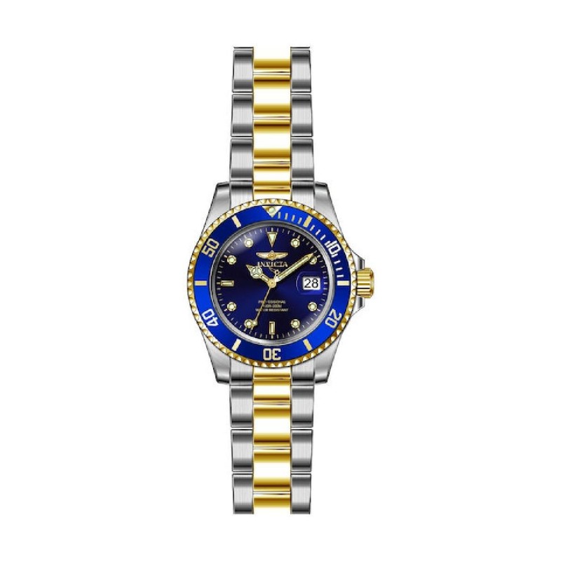 Ρολόι Invicta Pro Diver Blue Dial 40 mm Two-tone 26972 Quartz