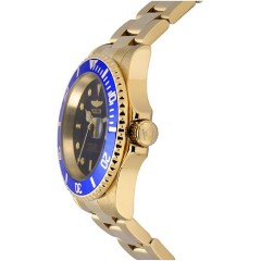 Invicta Pro Diver Ανδρικό Αναλογικό Ρολόι 40mm (26974) Χρυσό / Μπλε