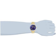 Invicta Pro Diver Ανδρικό Αναλογικό Ρολόι 40mm (26974) Χρυσό / Μπλε