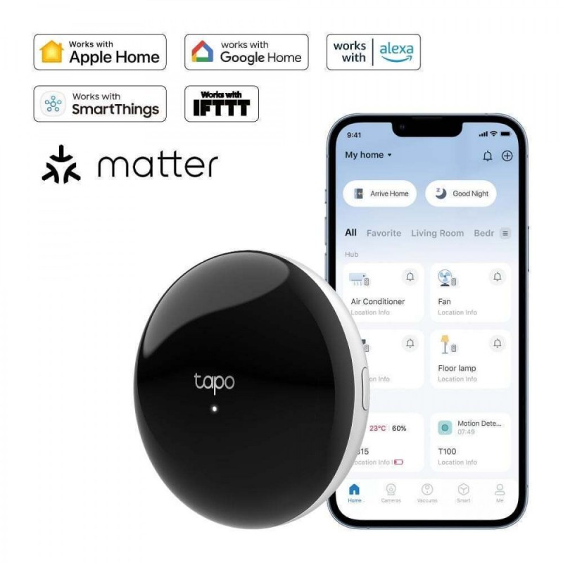 Tp-Link Tapo H110 Smart Smart IR & IoT Hub Universal Remote Control v1.0