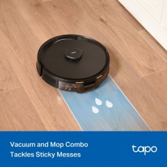 Tp-Link Tapo RV30 Max 5300Pa Hyper Suction Robot Vacuum & Mop Black