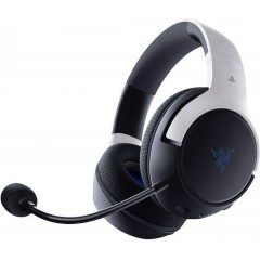 Razer Kaira Hyperspeed PlayStation for PS5 / PC Ασύρματο Over Ear Gaming Headset με σύνδεση USB Licensed Black/White