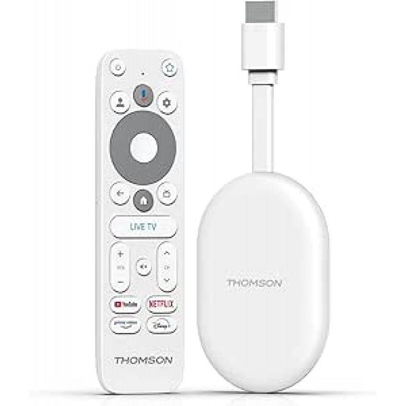 Thomson Cast 150 4K Ultra HD Streaming Dongle (150) White