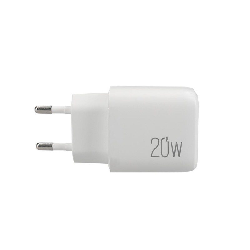 Lamtech Φορτιστής Χωρίς Καλώδιο με Θύρα USB-A και Θύρα USB-C 20W Quick Charge 3.0 / Power Delivery (LAM023527) Λευκός
