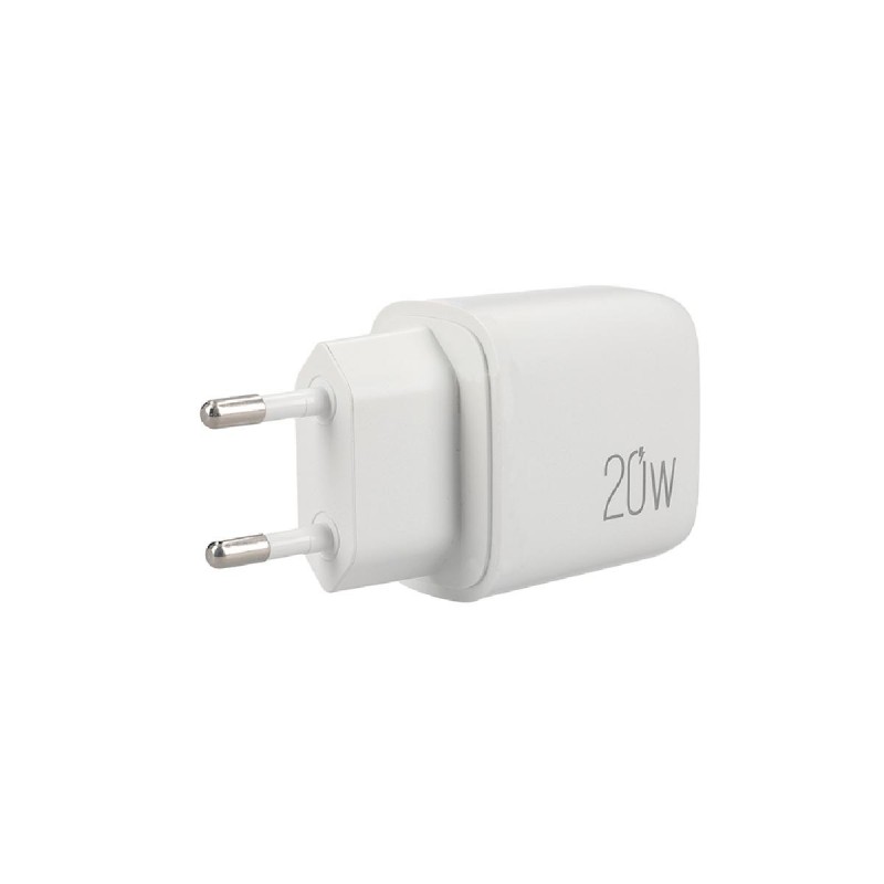 Lamtech Φορτιστής Χωρίς Καλώδιο με Θύρα USB-A και Θύρα USB-C 20W Quick Charge 3.0 / Power Delivery (LAM023527) Λευκός