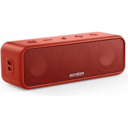 Anker SoundCore 3 Αδιάβροχο Φορητό Ηχείο 16W (A3117091) Red