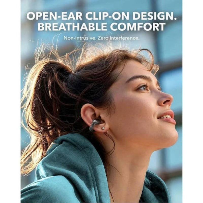 Anker Soundcore C30i Open-Ear Clip-On Earbuds (A3330G11) Black