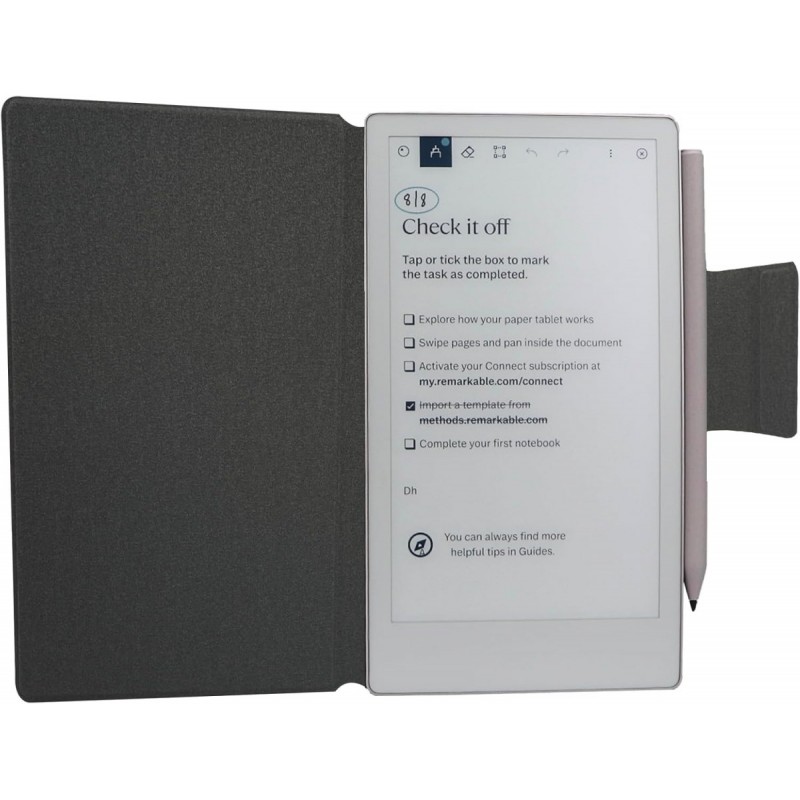 ZhaoCo Protective Case for Remarkable Paper Pro Move 7.3 2025 Black