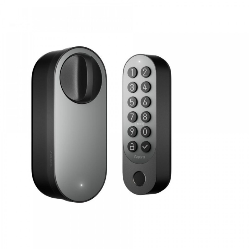 Aqara U200 Smart Retrofit Door Lock Matter Compatible Black Aqara U200 Smart Retrofit Door Lock Matter Compatible Black